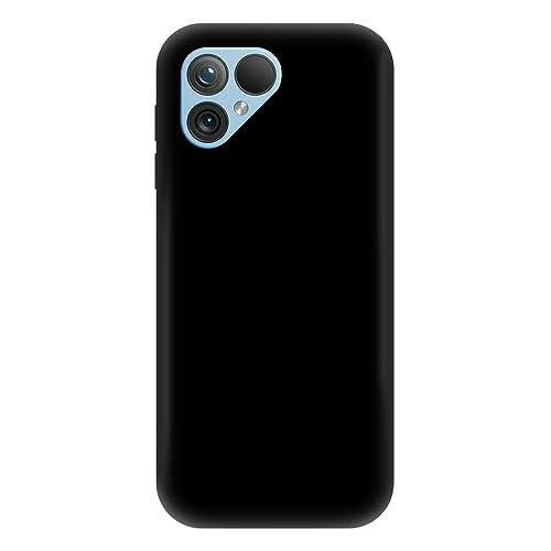 Shantime Schutzhülle für Fairphone 5, weiche TPU-Rückseite, stoßfest, Silikon, stoßfest, Anti-Fingerabdrücke, Ganzkörper-Schutzhülle für Fairphone 5 (6,46 Zoll) (Schwarz) von Shantime