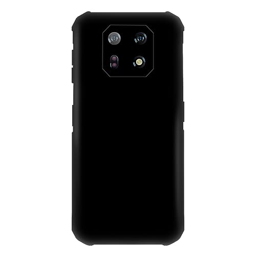 Shantime für Ulefone Armor 22 Hülle, Weiche TPU Rückabdeckung Stoßfest Silikon Bumper Anti-Fingerabdrücke Ganzkörper-Schutzhülle für Ulefone Armor 22 (6,58 Zoll) (Schwarz) von Shantime