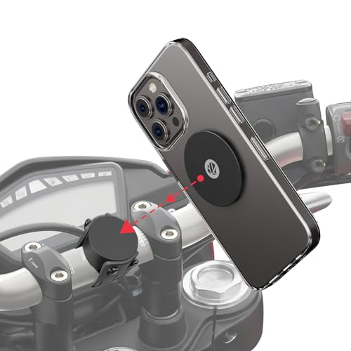 Shapeheart - Magnetische Motorrad handyhalterung mit extradünner, Selbstklebender Metallplatt, absorbiert Vibrationen. Handyhalterung für Motorrad, Roller, Lenker und Rückspiegel Shapeheart - Magnetische Motorrad handyhalterung mit extradünner, Selbstklebender Metallplatt, absorbiert Vibrationen. Handyhalterung für Motorrad, Roller, Lenker und Rückspiegel von Shapeheart