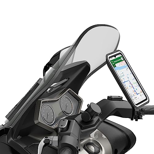 Shapeheart französische Innovation, magnetische Telefonhalterung für Roller und Maxi-Scooter, zentrales Armaturenbrett. Universell, schützt vor Regen, kompatibel mit Allen Marken von Shapeheart