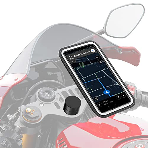 Shapeheart französische Innovation, magnetische Telefonhalterung für Sportmotorräder für Lenkerhälften. Handyhalterung für Sportmotorräder, Anti-Vibration, wetterfest und universell einsetzbar von Shapeheart