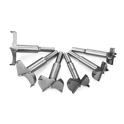 Forstner Bohrer, 6 Stück 30-60 mm Holzbohrer Set Hochfestes Stahl Flachbohrerset Holzbearbeitungswerkzeug Stanzbohrer Stahllochsägen-Set Forstner Bohrer, 6 Stück 30-60 mm Holzbohrer Set Hochfestes Stahl Flachbohrerset Holzbearbeitungswerkzeug Stanzbohrer Stahllochsägen-Set von Sharainn