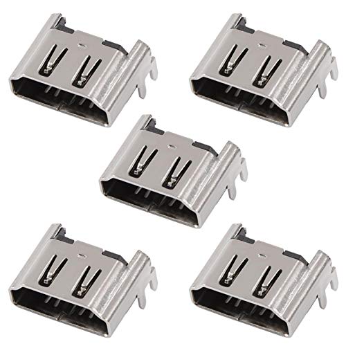 Sharainn HDMI-Anschlussbuchse, 5-teiliger HDMI-Anschluss Aluminiumlegierungsschnittstelle Hochauflösende HDMI-Anschlussbuchse für -Motherboard Sharainn HDMI-Anschlussbuchse, 5-teiliger HDMI-Anschluss Aluminiumlegierungsschnittstelle Hochauflösende HDMI-Anschlussbuchse für -Motherboard von Sharainn