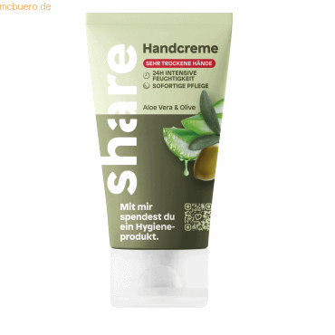 share Handcreme Aloe Vera & Olive H-02-24-02 75ml share Handcreme Aloe Vera & Olive H-02-24-02 75ml von Share