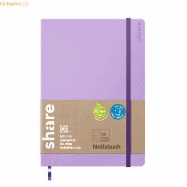 share Journal Y-07-14-02 A5 dotted lavendel share Journal Y-07-14-02 A5 dotted lavendel von Share