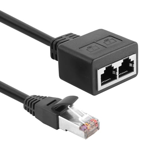 Sharelove Ethernet-Splitter, 1 zu 2, Hochgeschwindigkeits-Netzwerkadapter, RJ45-Splitter Stecker auf 2 Buchsen, LAN-Netzwerk-Extender, Gigabit-Ethernet-Kabel-Splitter-Anschluss für Heimunternehmen, Sharelove Ethernet-Splitter, 1 zu 2, Hochgeschwindigkeits-Netzwerkadapter, RJ45-Splitter Stecker auf 2 Buchsen, LAN-Netzwerk-Extender, Gigabit-Ethernet-Kabel-Splitter-Anschluss für Heimunternehmen, von Sharelove