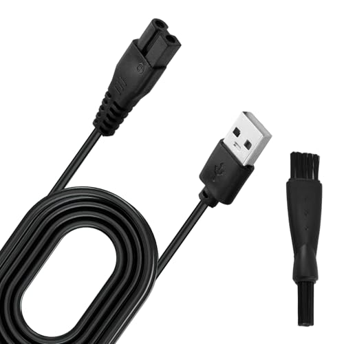 Sharelove Rasierer-USB-Ladekabel für Meridian, praktisches Ersatz-Ladekabel, kompatibel nur mit Meridian-Pflege (schwarz) von Sharelove