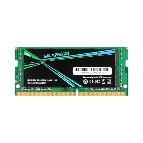 Sharevdi 8GB DDR4 2400MHz PC4 19200S CL17 SODIMM 1.2V 260-pin Nicht-ECC SODIMM Laptop Notebook Mini Computer RAM Speichermodul(DDR4 8GB) von Sharevdi