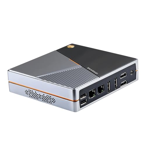 Sharevdi Mini PC, 12th Intel N100 Prozessor (bis zu 3.4GHz) 4C/4T，Wi-11 Pro Mini Desktop PC 16G DDR5 500GB SSD, Triple Display 4K UHD HDMI/WiFi6/BT5.2/RJ45/WOL/Auto Power On von Sharevdi