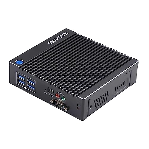 Sharevdi Mini PC Windows 10 Pro, Intel Celeron N3150 Prozessor 4C/4T Mini Desktop Computer, Dual Band WiFi/Triple Display/BT4.2, 8GB DDR3 128GB SSD Micro PC für Business/Schule von Sharevdi