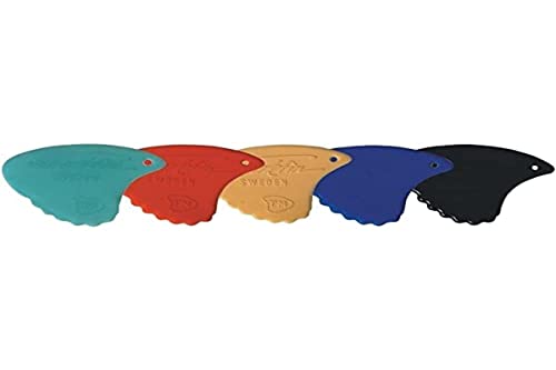 Shark Fin Plektrum/Pick, Sweden Relief, 0,55 mm, soft rot, 12 Stück Shark Fin Plektrum/Pick, Sweden Relief, 0,55 mm, soft rot, 12 Stück von Shark Fin