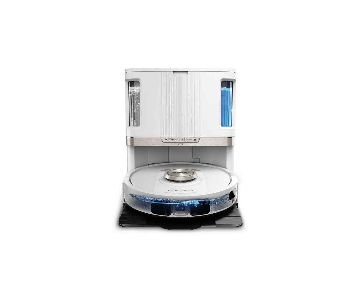 Shark RV2800ZEEUWH Saugroboter mit Wischfunktion (Selbstentleerung, selbstreinigendes Wischpad, 360° LiDAR-Navigation, 5 Reinigungsmodi, Anti-Hair-Wrap) von Shark