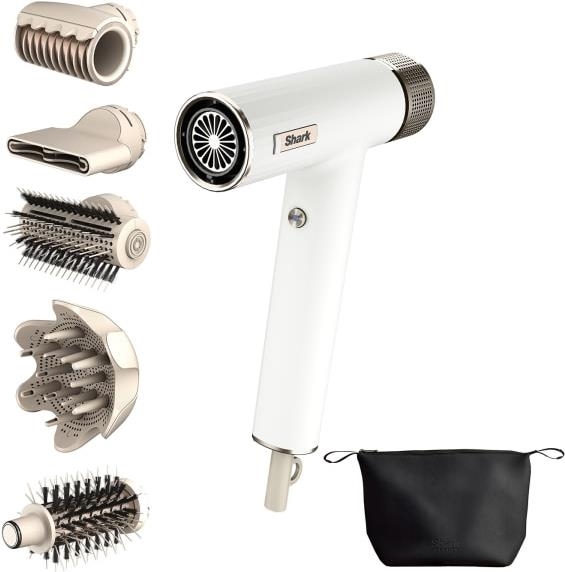 Shark STYLE iQ HD352DE Haartrockner 1700 W Weiß (HD352DE) - Sonderposten von Shark