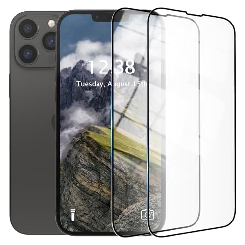 SharkProten 2 Stück Panzer Schutz Glas für iPhone 14 Pro Max, 9H Härte Schutzfolie HD Displayschutz Folie Panzerfolie Klar Schutzglas, Displayschutz folie Kratzen,Blasenfrei von SharkProten