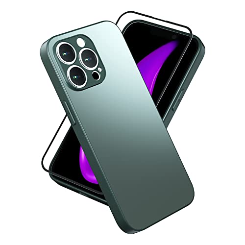 SharkProten Hülle Displayschutzfolie für iPhone 11 Pro Max Handyhülle Stoßfestes Silikon Milchglas Abriebfestes Gehärtetes Glas Schmale Passform Bumper, Waldgrün SharkProten Hülle Displayschutzfolie für iPhone 11 Pro Max Handyhülle Stoßfestes Silikon Milchglas Abriebfestes Gehärtetes Glas Schmale Passform Bumper, Waldgrün von SharkProten