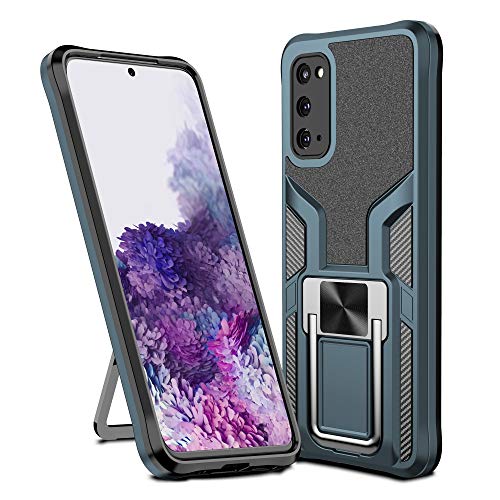 SharkProten Hülle für Samsung Galaxy S20 Stoßfeste Flexibel Handy Tasche Bumper Schutzhülle Ringhalter Ständer Robuste Case Cover mit Magnetverschluss, Cyan SharkProten Hülle für Samsung Galaxy S20 Stoßfeste Flexibel Handy Tasche Bumper Schutzhülle Ringhalter Ständer Robuste Case Cover mit Magnetverschluss, Cyan von SharkProten