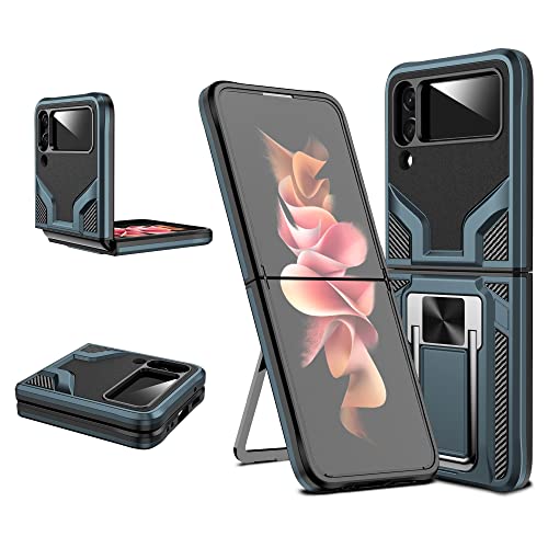 SharkProten Hülle für Samsung Galaxy Z Flip4 5G Stoßfeste Flexibel Handy Tasche Bumper Schutzhülle Ringhalter Ständer Robuste Case Cover mit Magnetverschluss, Cyan SharkProten Hülle für Samsung Galaxy Z Flip4 5G Stoßfeste Flexibel Handy Tasche Bumper Schutzhülle Ringhalter Ständer Robuste Case Cover mit Magnetverschluss, Cyan von SharkProten