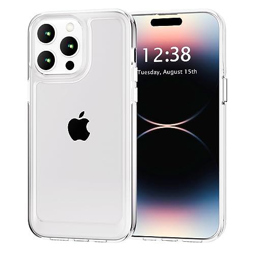 SharkProten Hülle für iPhone 13 Pro Max Handy Case Cover TPU PC Slim Stoßfest Anti-Kratzer Transparent Schutzhülle für Mädchen Frauen Case Clear von SharkProten