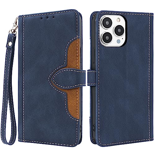 SharkProten Hülle für iPhone 16 Pro Max mit RFID Schutz Handyhülle PU Lederhülle Klapphülle Kartenfach Flip Cover Wallet Phone Case Tasche Handytasche Blau SharkProten Hülle für iPhone 16 Pro Max mit RFID Schutz Handyhülle PU Lederhülle Klapphülle Kartenfach Flip Cover Wallet Phone Case Tasche Handytasche Blau von SharkProten