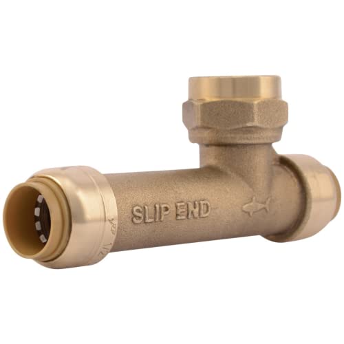 SharkBite 1,27 cm FNPT Slip Adapter, Push To Connect Messing Sanitärarmatur, Kupfer, CPVC, U3482LFA SharkBite 1,27 cm FNPT Slip Adapter, Push To Connect Messing Sanitärarmatur, Kupfer, CPVC, U3482LFA von Sharkbite