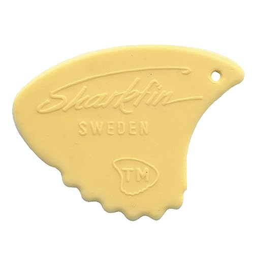 Sharkfin GP10MY Dava medium Plektren (25-er Pack) gelb von Dava