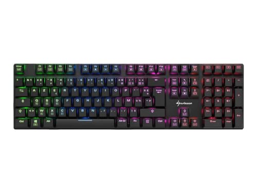 Clavier Gamer mécanique (Kailh Bleu) Sharkoon PureWriter RGB (Noir) von Sharkoon