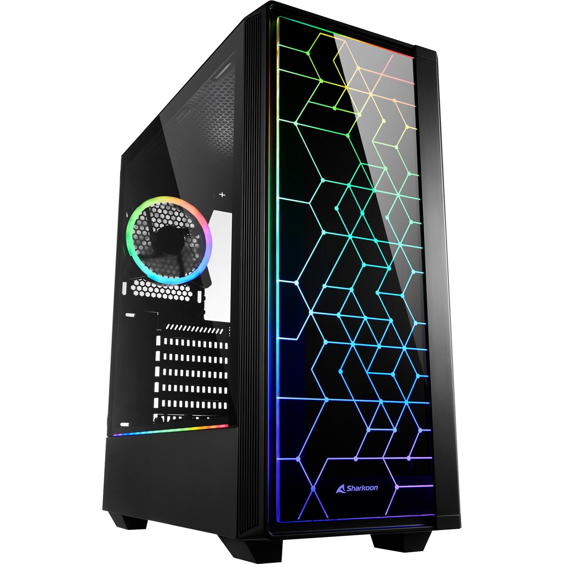 RGB LIT 100, Tower-Gehäuse RGB LIT 100, Tower-Gehäuse von Sharkoon
