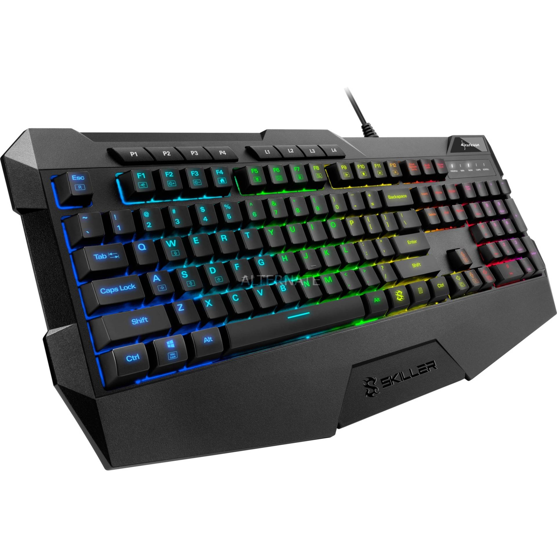 SKILLER SGK4, Gaming-Tastatur von Sharkoon