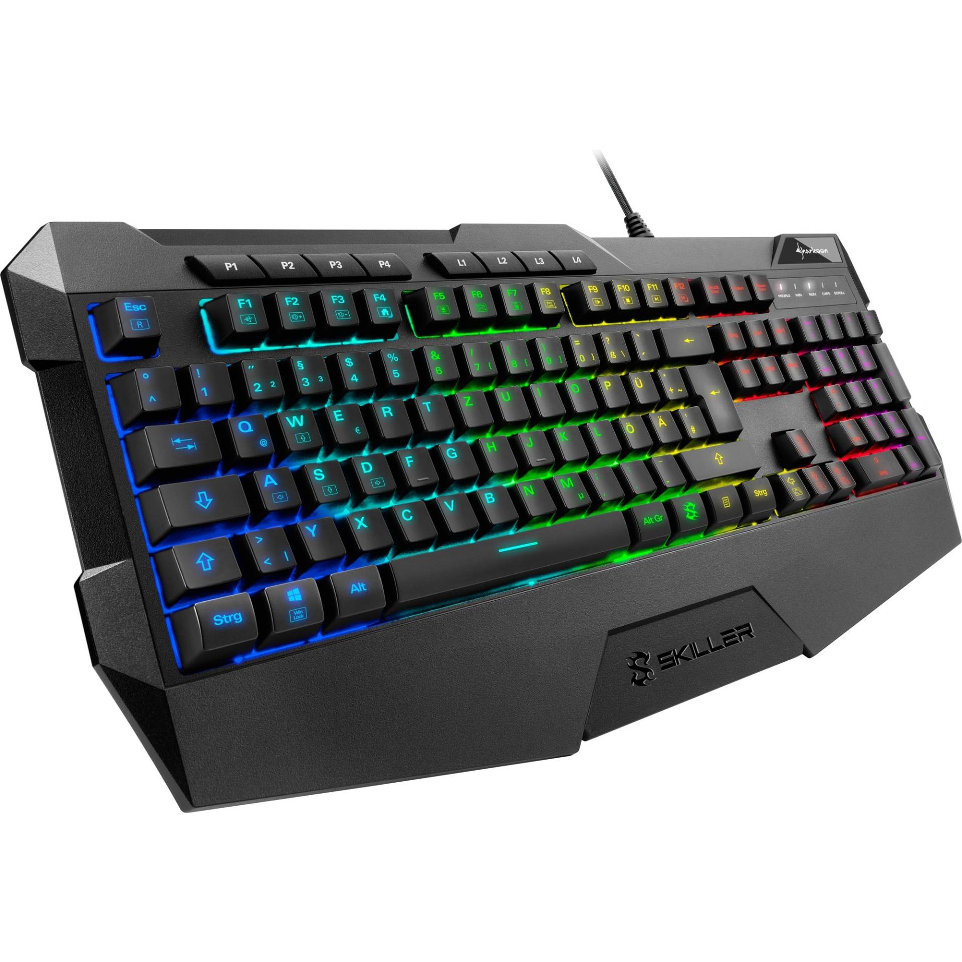 SKILLER SGK4, Gaming-Tastatur von Sharkoon