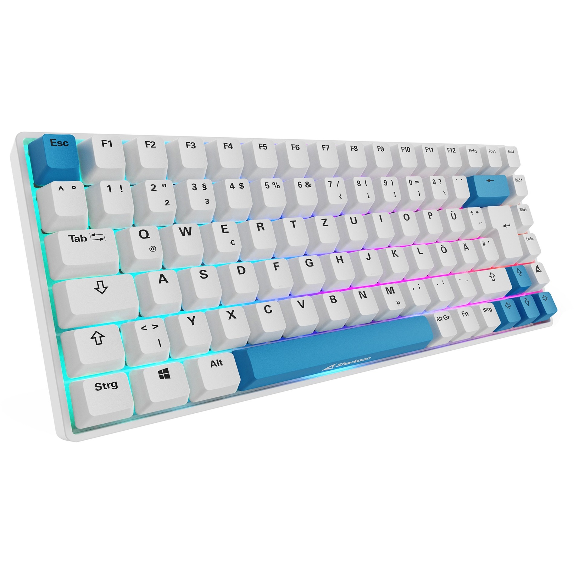 SKILLER SGK50 S3 PBT, Gaming-Tastatur von Sharkoon