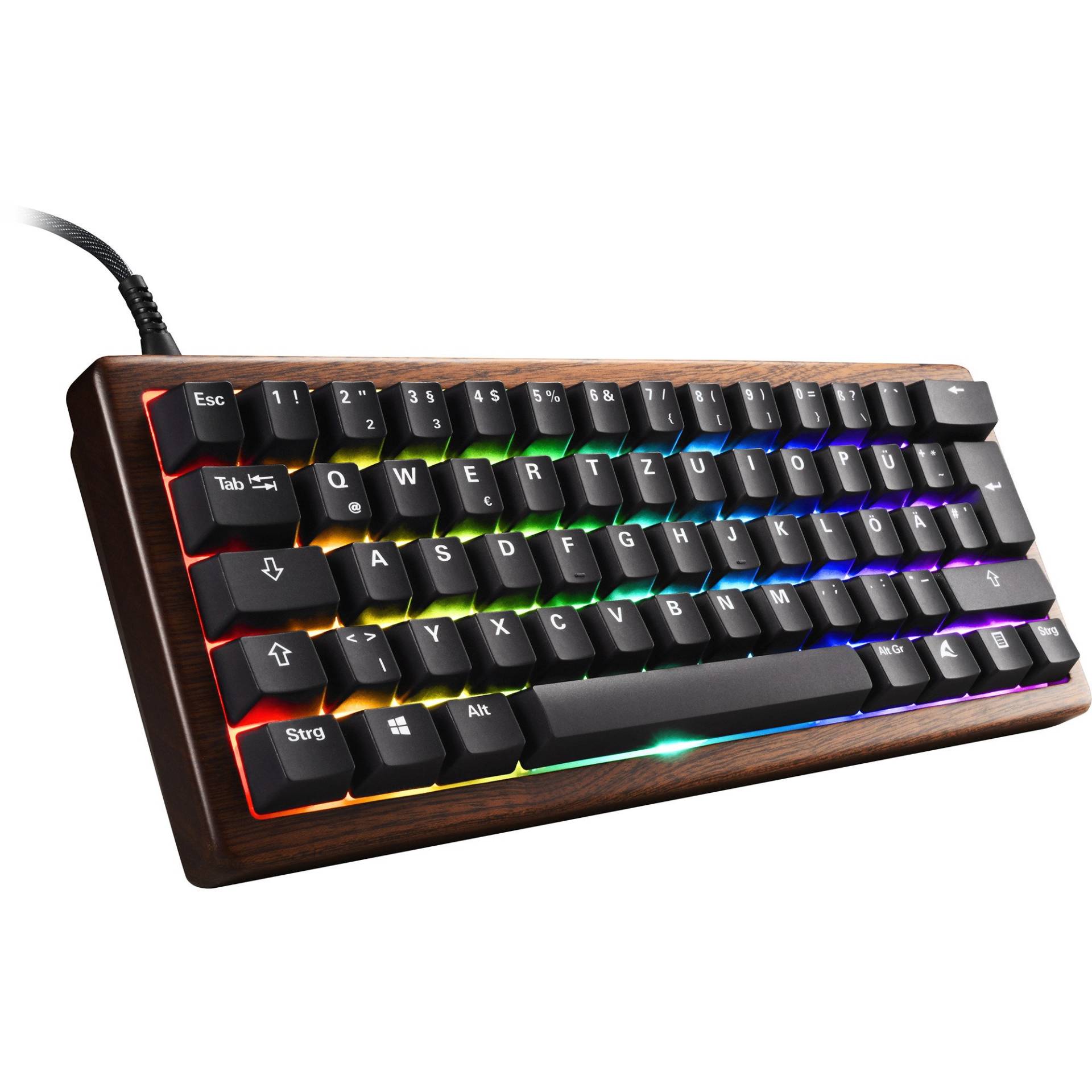 SKILLER SGK50 S4 Gen2 Wood PBT, Gaming-Tastatur SKILLER SGK50 S4 Gen2 Wood PBT, Gaming-Tastatur von Sharkoon
