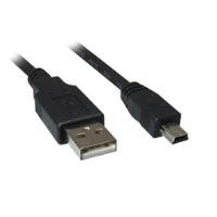 Sharkoon 4044951015559 USB-Kabel 0,5 m USB A Mini-USB B schwarz – USB-Kabel (0,5 m, USB A, Mini-USB B, 2.0, Stecker/Stecker, schwarz) von Sharkoon
