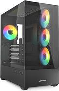 Sharkoon AK6 RGB Black ATX schwarz (4044951041695) von Sharkoon