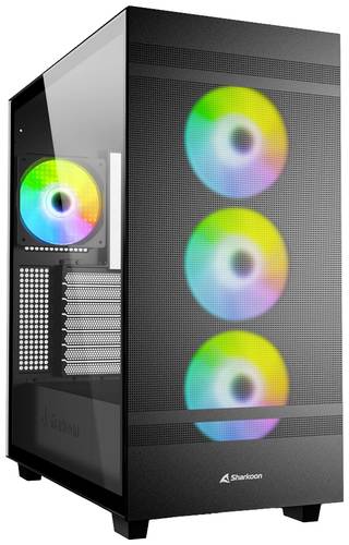 Sharkoon C50 RGB ATX Full Tower PC-Gehäuse Schwarz von Sharkoon