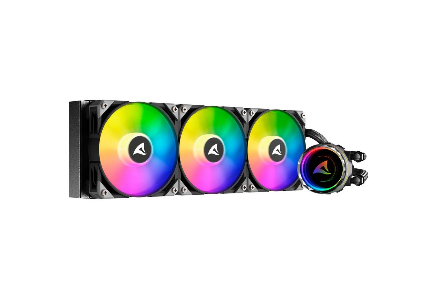 Sharkoon CPU Kühler Sharkoon S90 RGB AIO 360mm, Wasserkühlung Sharkoon CPU Kühler Sharkoon S90 RGB AIO 360mm, Wasserkühlung von Sharkoon