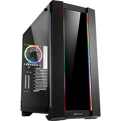 Sharkoon Elite Shark CA200G, PC-Gehäuse, ARGB, 8-Fach RGB-Steuerung, klassischer und vertikaler Grafikkarteneinbau Sharkoon Elite Shark CA200G, PC-Gehäuse, ARGB, 8-Fach RGB-Steuerung, klassischer und vertikaler Grafikkarteneinbau von Sharkoon