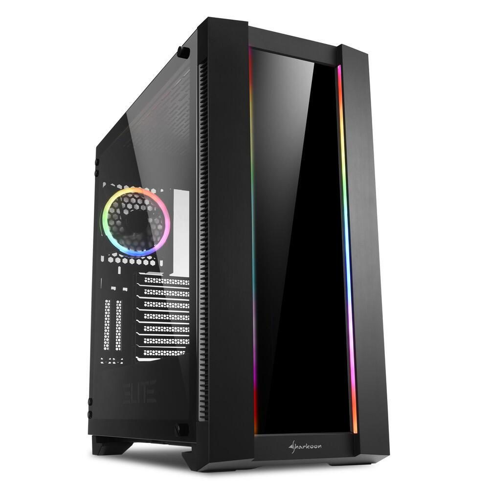 Sharkoon Elite Shark CA200G ATX-Full-Tower Gehäuse ohne Netzteil von Sharkoon