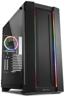 Sharkoon Elite Shark CA200M - Midi Tower - erweitertes ATX / SSI EEB - ohne Netzteil - Schwarz - USB/Audio (4044951027156) von Sharkoon
