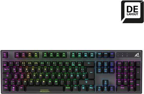 Sharkoon Gaming Tastatur Skiller SGK20   schwarz-rot      DE von Sharkoon