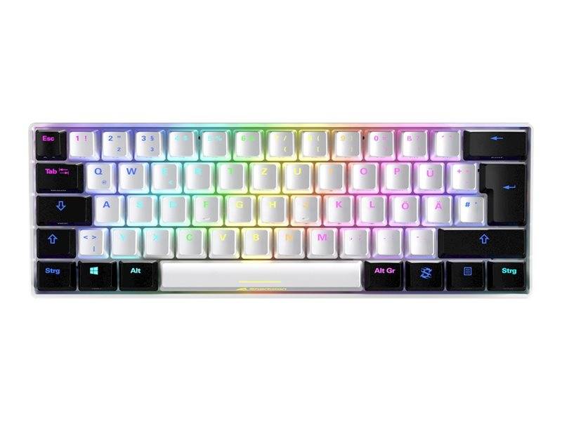 Sharkoon Gaming Tastatur Skiller SGK50S4 weiß-rot DE Sharkoon Gaming Tastatur Skiller SGK50S4 weiß-rot DE von Sharkoon