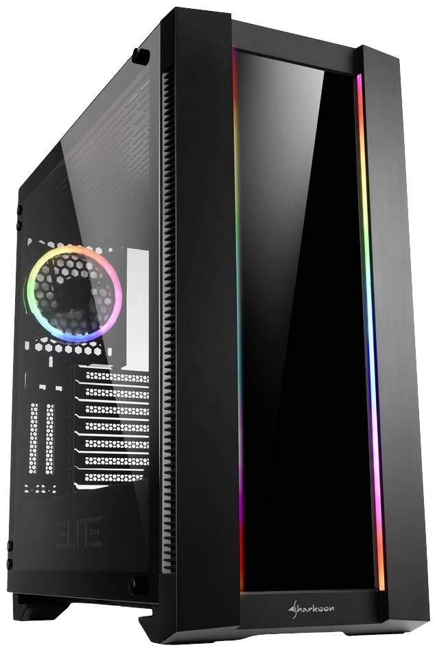 Sharkoon Gehäuse Elite Shark CA200G ATX/E-ATX 1xGlas schwarz Sharkoon Gehäuse Elite Shark CA200G ATX/E-ATX 1xGlas schwarz von Sharkoon