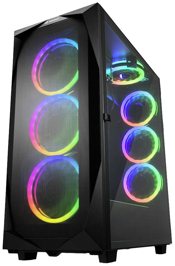 Sharkoon Gehäuse REV300 ATX/E-ATX 2xGlas schwarz Sharkoon Gehäuse REV300 ATX/E-ATX 2xGlas schwarz von Sharkoon