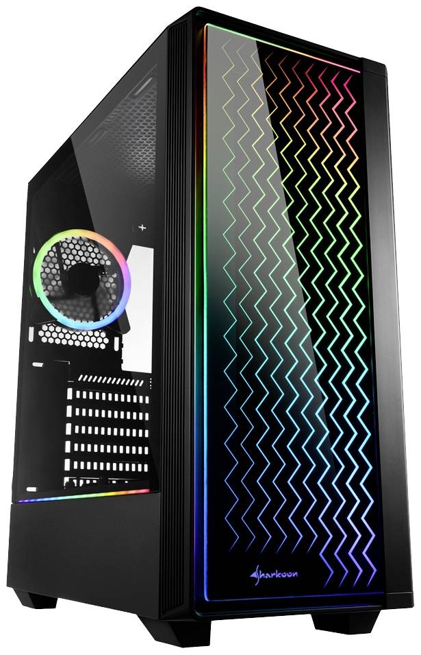 Sharkoon Gehäuse RGB   LIT   200    ATX       1xGlas schwarz von Sharkoon