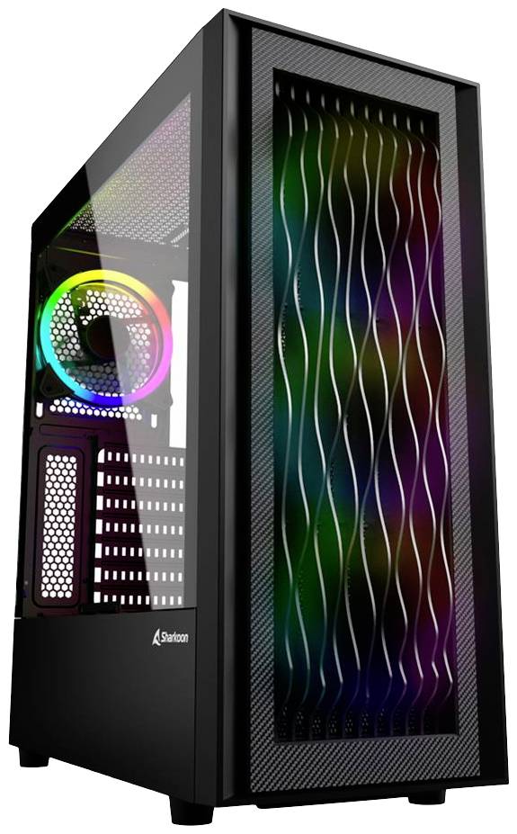 Sharkoon Gehäuse RGB Wave ATX 1xGlas schwarz Sharkoon Gehäuse RGB Wave ATX 1xGlas schwarz von Sharkoon
