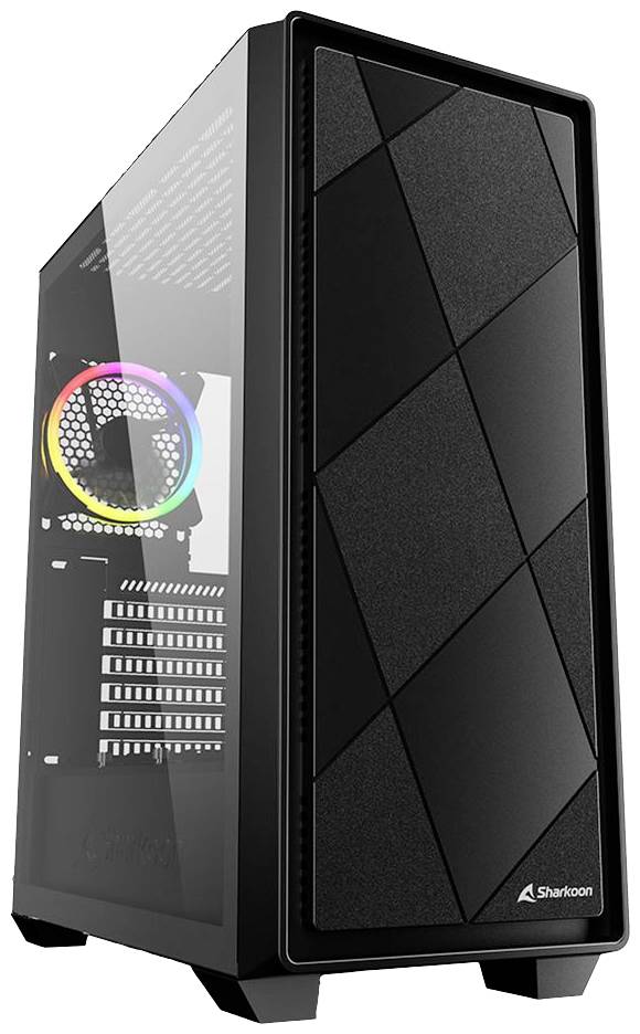 Sharkoon Gehäuse VS8 RGB ATX 1xGlas schwarz Sharkoon Gehäuse VS8 RGB ATX 1xGlas schwarz von Sharkoon