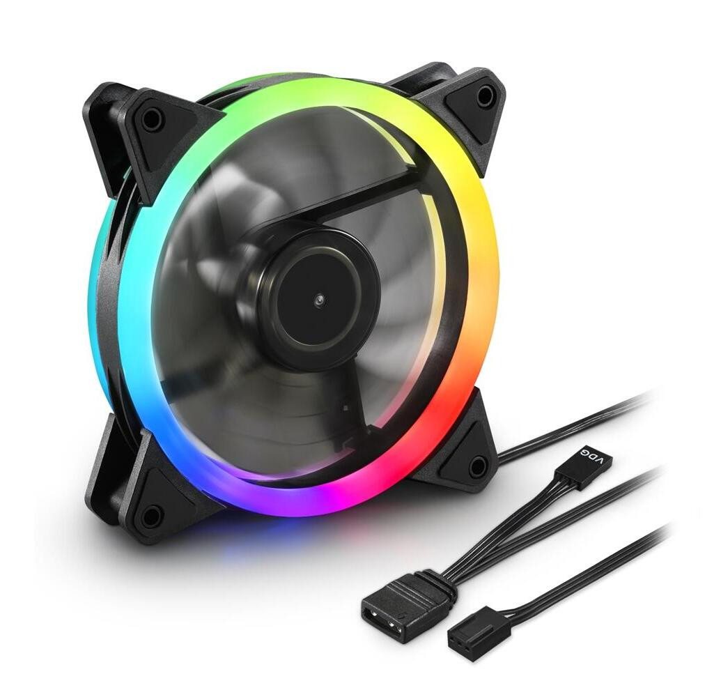 Sharkoon Gehäuselüfter SHARK Blades RGB Sharkoon Gehäuselüfter SHARK Blades RGB von Sharkoon