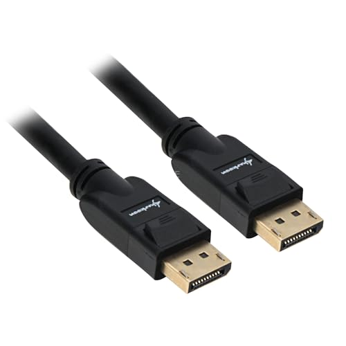 Sharkoon Kabel Displayport 1.3 (Stecker Stecker) 4K, schwarz, 1 Meter von Sharkoon