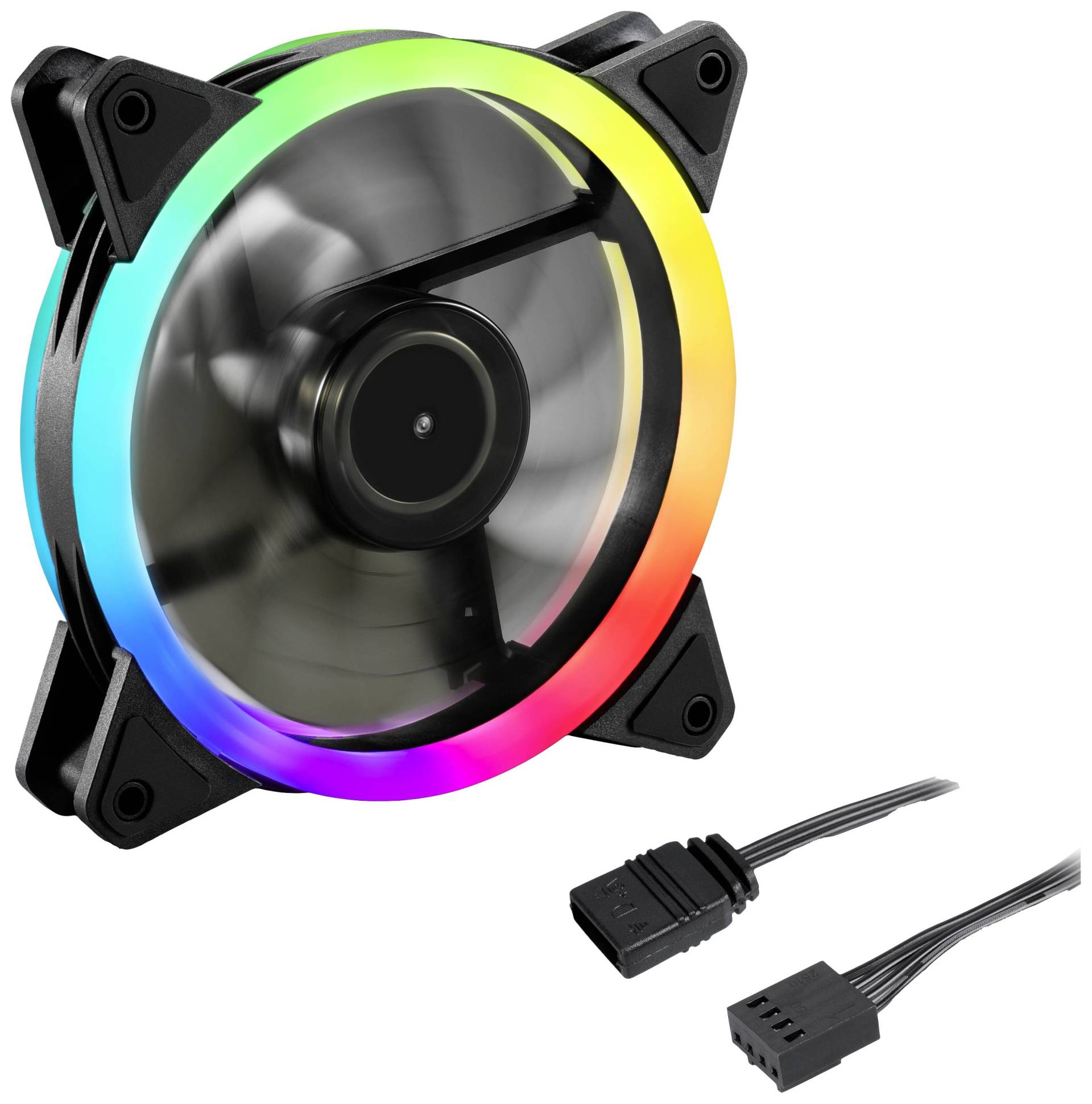 Sharkoon Lüfter 120*120*25 SHARK Blades PWM RGB schwa Sharkoon Lüfter 120*120*25 SHARK Blades PWM RGB schwa von Sharkoon