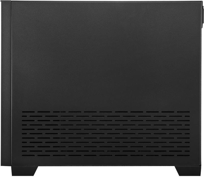Sharkoon MS-Y1000 - microATX - Seitenteil mit Fenster (gehärtetes Glas) - keine Spannungsversorgung (ATX) - Schwarz - USB/Audio (4044951035076) von Sharkoon