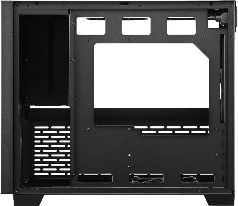 Sharkoon MS-Z1000 - microATX - Seitenteil mit Fenster (gehärtetes Glas) - keine Spannungsversorgung (ATX) - Schwarz - USB/Audio (4044951035090) von Sharkoon